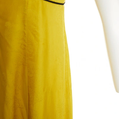 Pre-owned Mayle Yellow Silk Dress