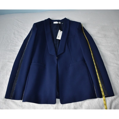 Pre-owned Versace Suit Jacket In Blue
