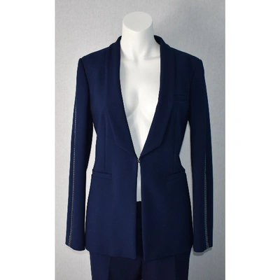 Pre-owned Versace Suit Jacket In Blue