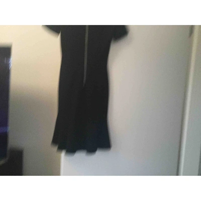 Pre-owned Set Mid-length Dress In Black