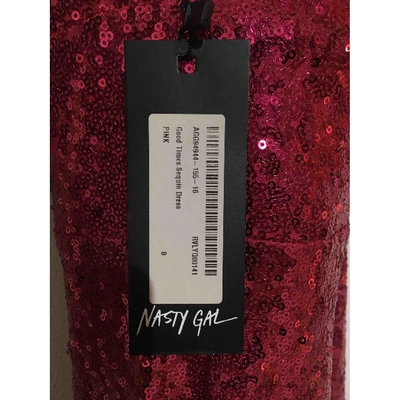 Pre-owned Nasty Gal Maxi Dress In Pink