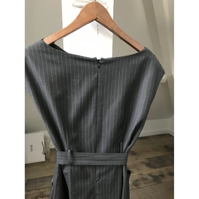 Pre-owned Paul & Joe Sister Wool Mini Dress In Grey
