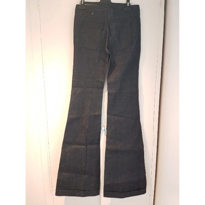 Pre-owned Balenciaga Blue Cotton Jeans