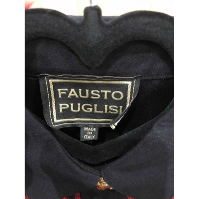 Pre-owned Fausto Puglisi Wool Dress In Red