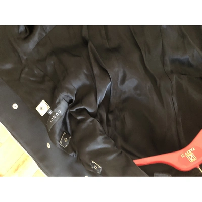 Pre-owned Gucci Coat In Black