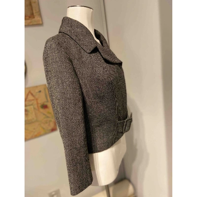Pre-owned Pierre Balmain Brown Wool Jacket