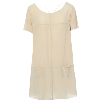 Pre-owned 81 Hours Mid-length Dress In Beige