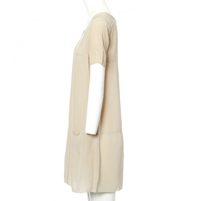 Pre-owned 81 Hours Mid-length Dress In Beige