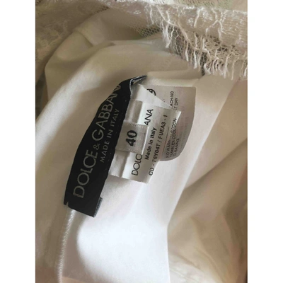 Pre-owned Dolce & Gabbana White Dress