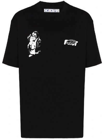 Shop Off-white Kiss 21 Relaxed-fit T-shirt In Black