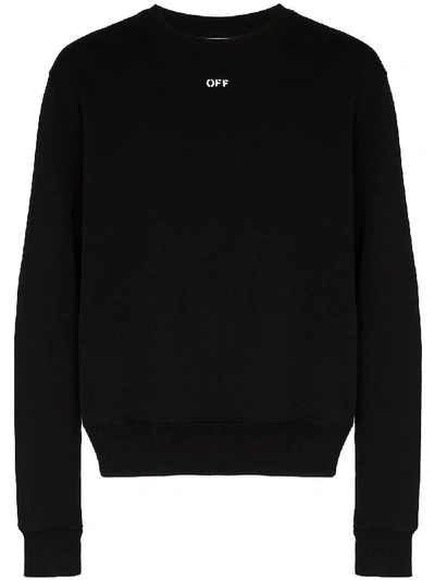 Shop Off-white Stencil Arrows Sweatshirt In Black