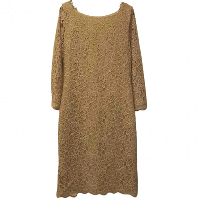 Pre-owned Diane Von Furstenberg Dress In Beige