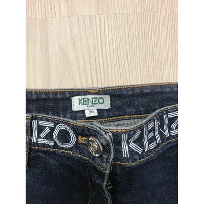 Pre-owned Kenzo Blue Denim - Jeans Jeans