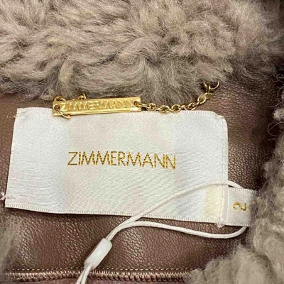 Pre-owned Zimmermann Shearling Coat
