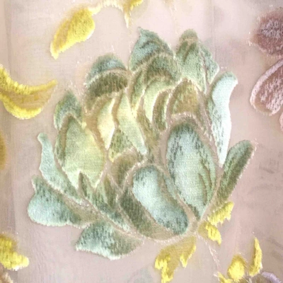 Pre-owned Rochas Silk Blouse In Multicolour