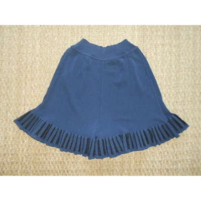 Pre-owned Alaïa Shorts In Blue