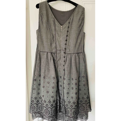 Pre-owned Marc Jacobs Wool Mid-length Dress In Grey