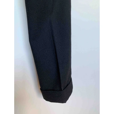 Pre-owned Hoss Intropia Trousers In Black