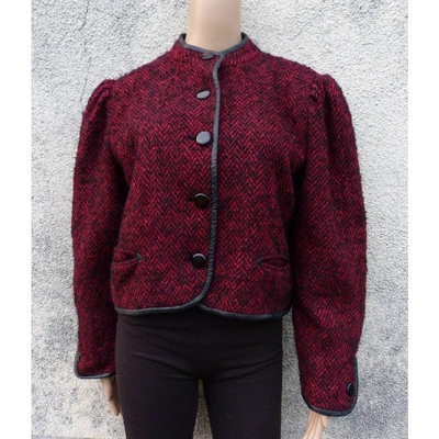 Pre-owned Pierre Balmain Red Wool Jacket