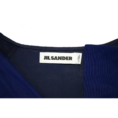 Pre-owned Jil Sander Dress In Blue