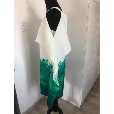 Pre-owned Calvin Klein Mid-length Dress In Green