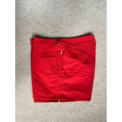 Pre-owned Orlebar Brown Red Polyester Shorts