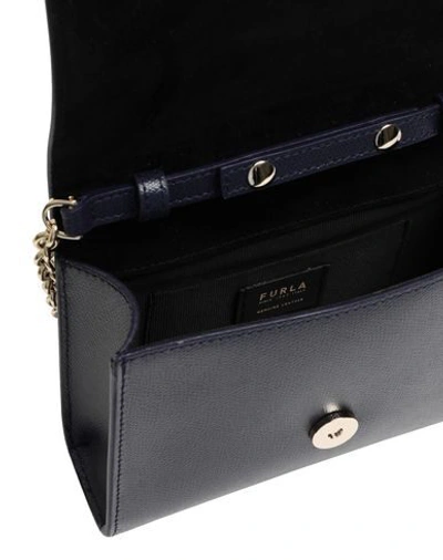 Shop Furla Handbags In Dark Blue