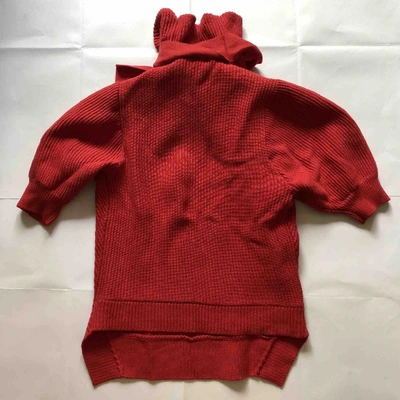 Pre-owned Self-portrait Jumper In Red