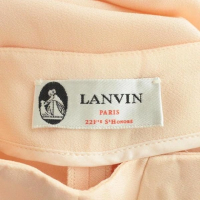 Pre-owned Lanvin Trousers In Pink