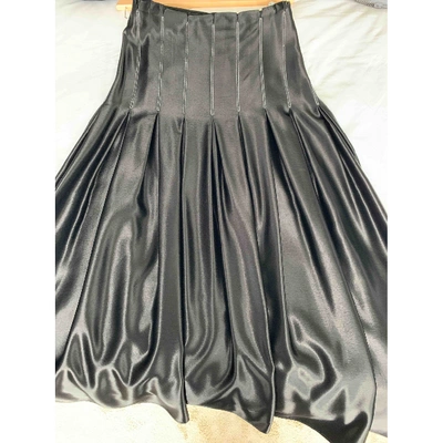 Pre-owned Beaufille Maxi Skirt In Black
