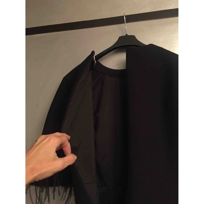 Pre-owned Ainea Mini Dress In Black