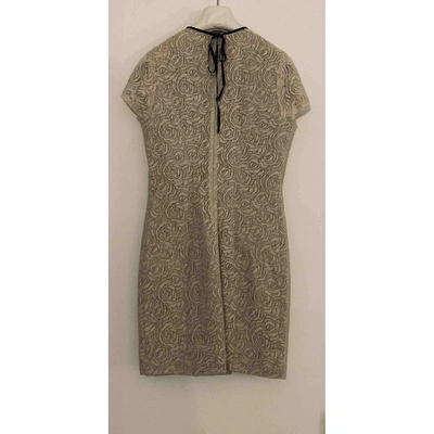 Pre-owned L Agence Khaki Linen Dress