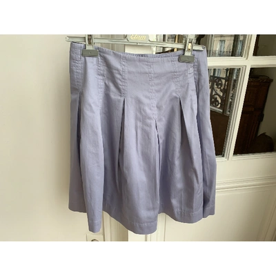 Pre-owned Tara Jarmon Mid-length Skirt In Blue
