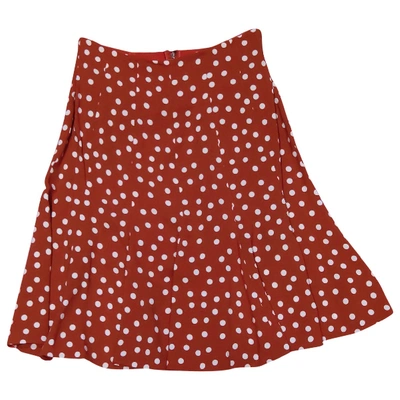 Pre-owned Dolce & Gabbana Mid-length Skirt In Red