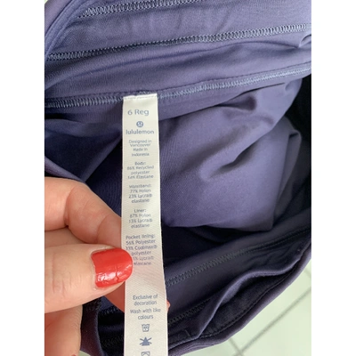 Pre-owned Lululemon Skirt In Blue