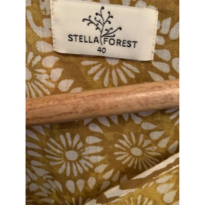 Pre-owned Stella Forest Mini Dress In Yellow