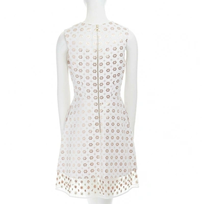 Pre-owned Markus Lupfer White Cotton Dress