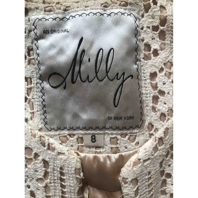 Pre-owned Milly White Cotton Jacket