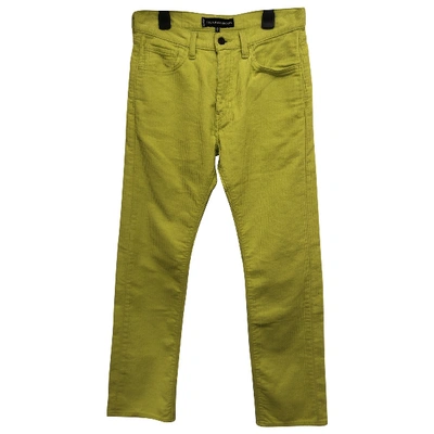 Pre-owned Gosha Rubchinskiy Yellow Denim - Jeans Trousers