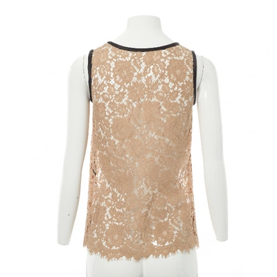 Pre-owned Dolce & Gabbana Camisole In Camel