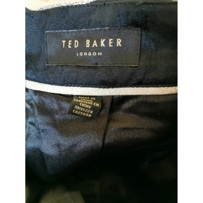 Pre-owned Ted Baker Skirt In Gold