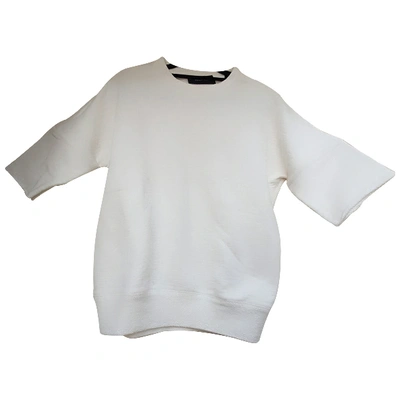 Pre-owned Derek Lam Ecru Cotton Top