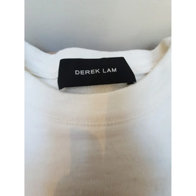 Pre-owned Derek Lam Ecru Cotton Top
