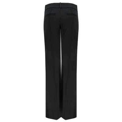 Pre-owned Balmain Black Silk Trousers