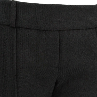 Pre-owned Balmain Black Silk Trousers