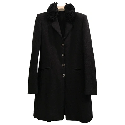 Pre-owned Ermanno Scervino Wool Coat In Anthracite