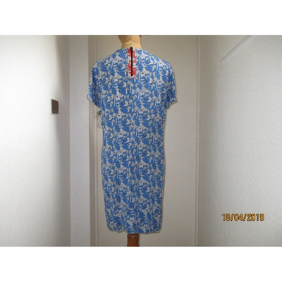 Pre-owned Claudie Pierlot Mid-length Dress In Blue