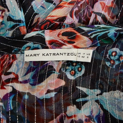 Pre-owned Mary Katrantzou Silk Blouse In Multicolour