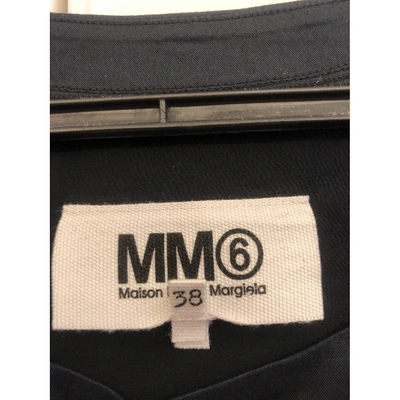 Pre-owned Mm6 Maison Margiela Black Cotton Top
