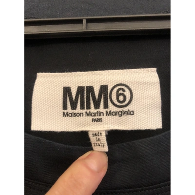 Pre-owned Mm6 Maison Margiela Black Cotton Top